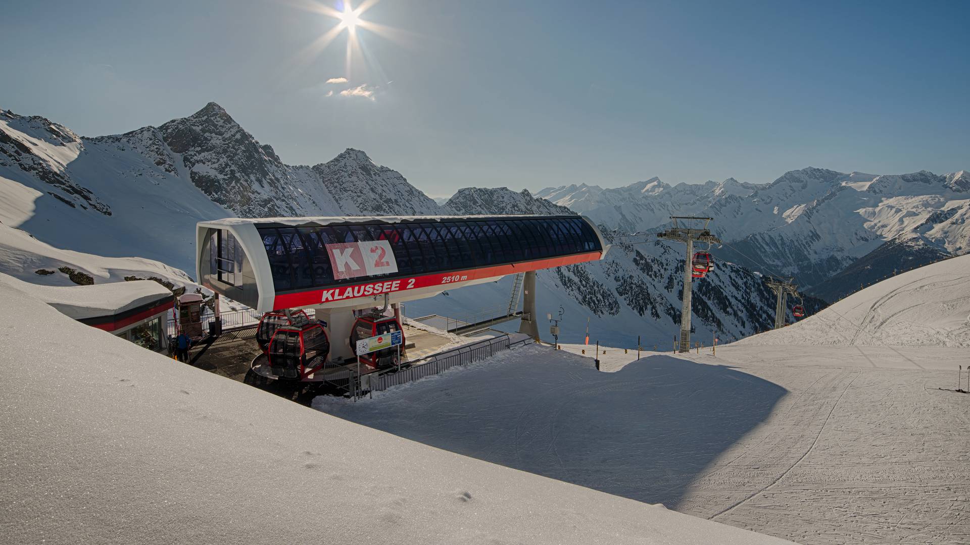 Skilift in der Skiworld Ahrntal