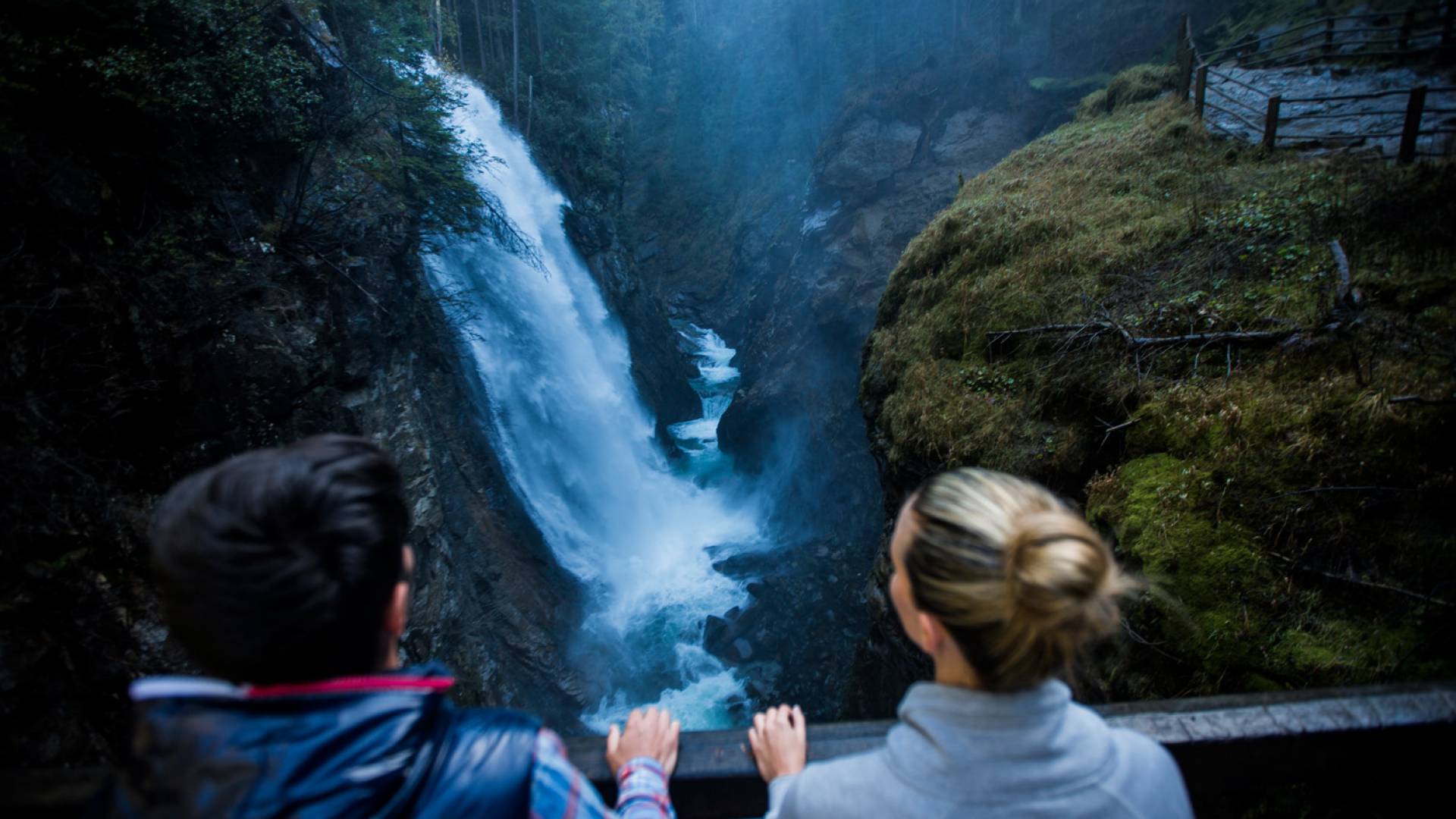 Rheinbach-Wasserfälle im Tauferer Ahrntal 