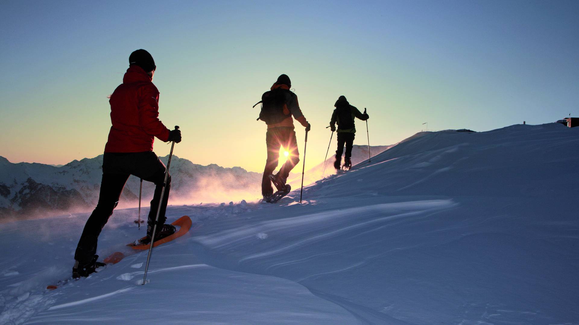 Schneesshuh Wanderer