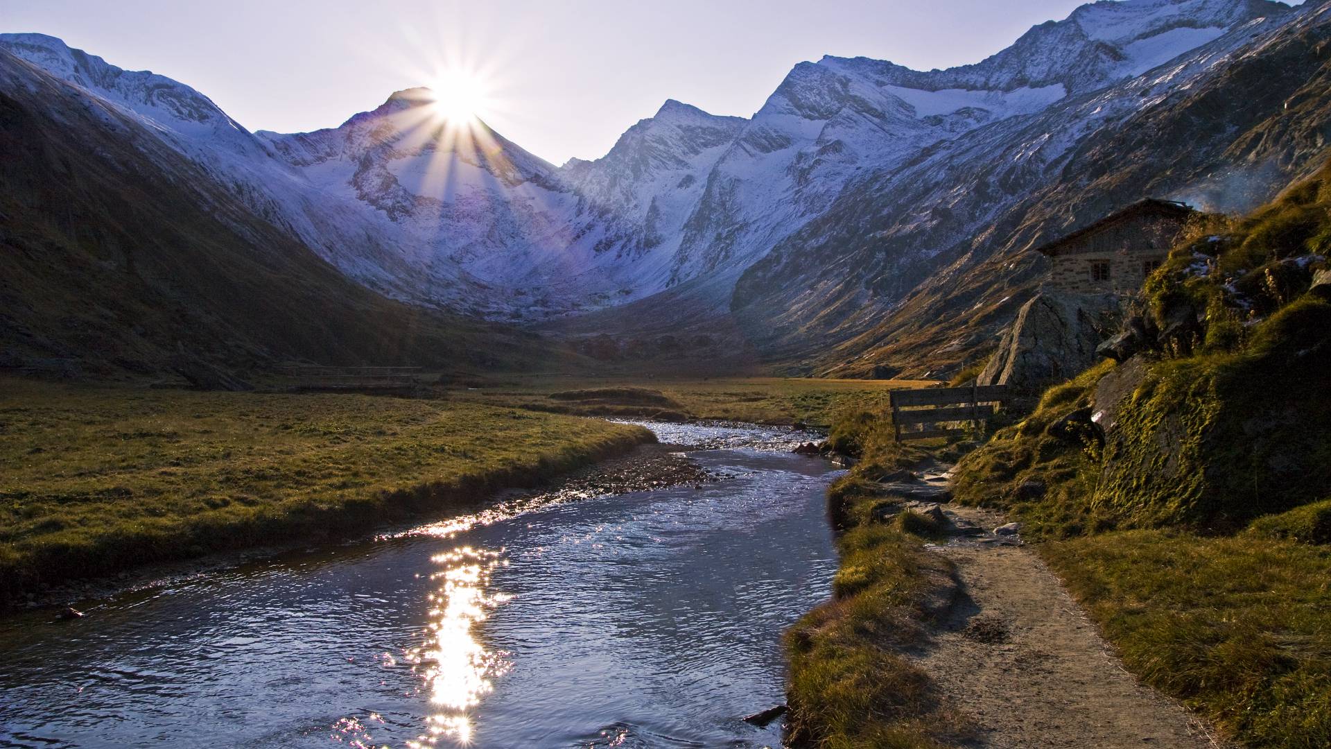 Rötalm am Rötbach im Röttal
