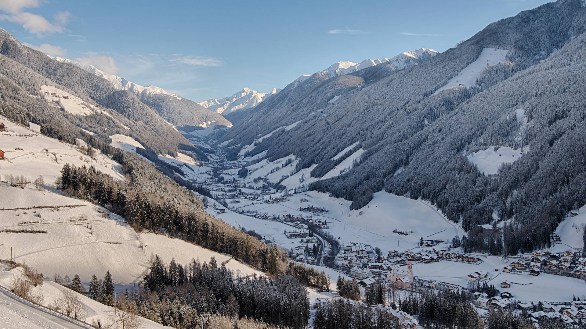 Das Ahrntal in Südtirol.
