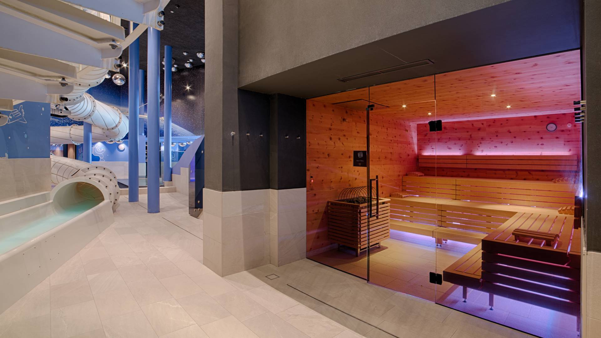 Family Sauna "Blue Planet"