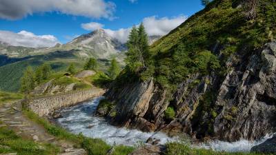 Bergfluss im Ahrntal
