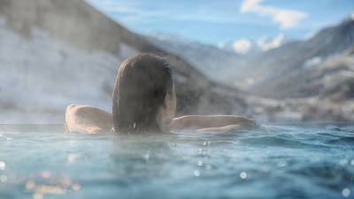 Ausblick im Panormapool Sky Pool 