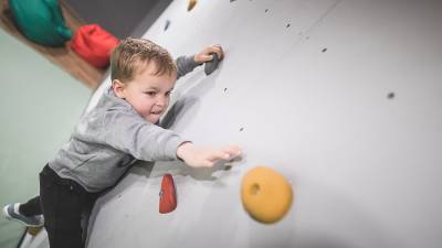 Kletterwand im Junior Club