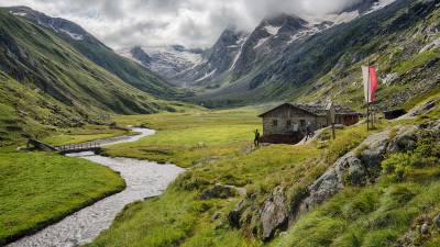 Rötalm am Rötbach im Röttal