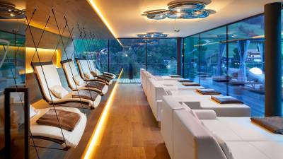 Ruhebereich in der Sky Lounge