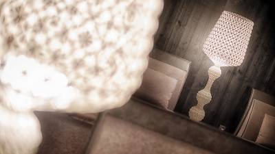 Lichtambiente in der Sky lounge