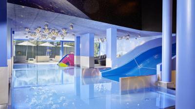 Breitwasserrutsche im Family Spa Blue Planet