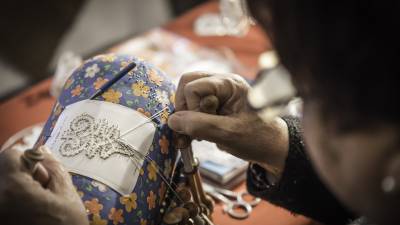 Stickerei aus Südtirol