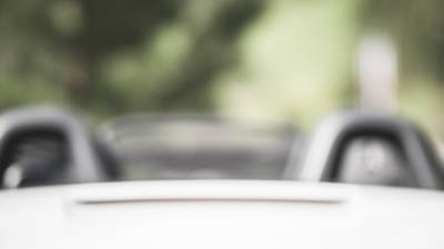 Rückansicht Porsche