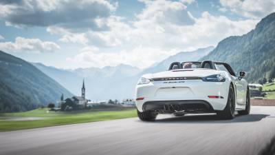 Rückansicht Porsche