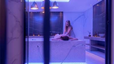 Seifenbürstenmassage