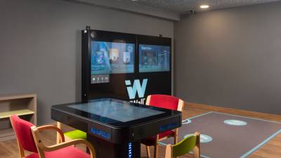 Video-Play-Wall im A&L