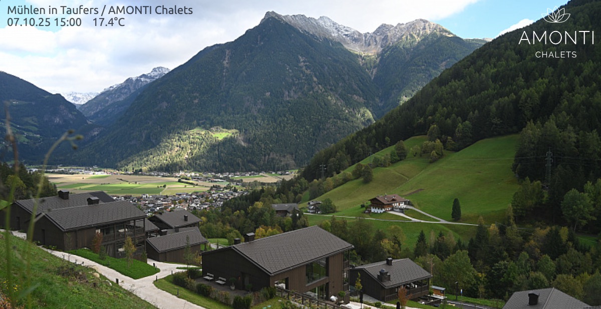Webcam Amonti Chalets Aussicht